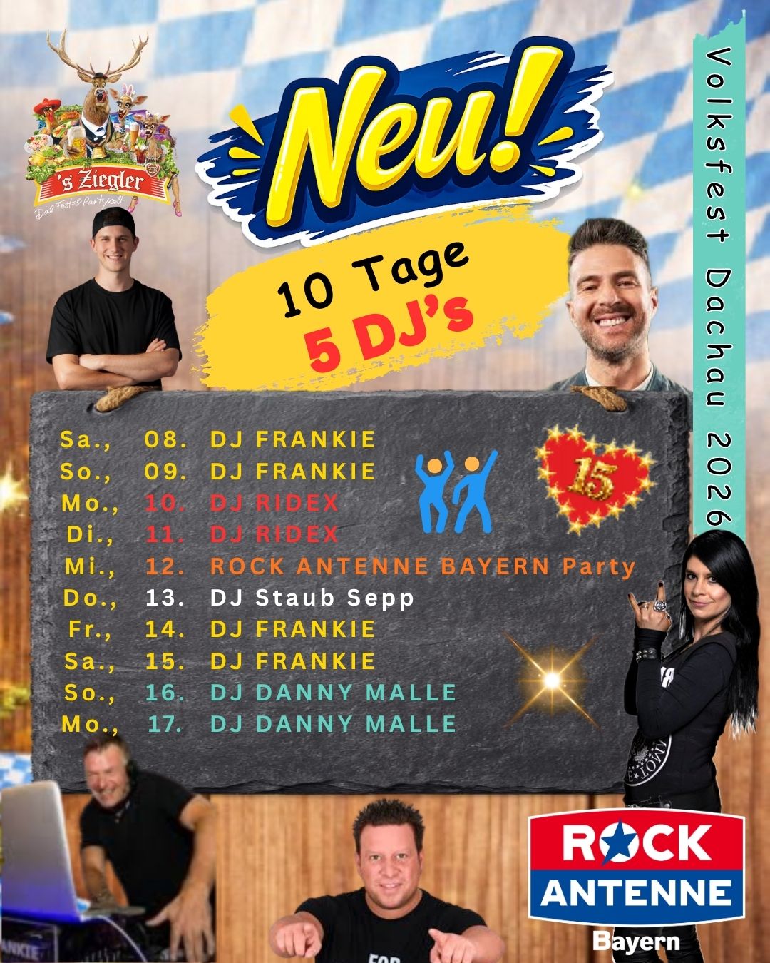 3 10 Tage 5 DJs
